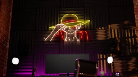 Luffy Neon sign