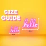 Neon sign size guide article